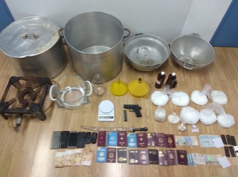Εντοπίστηκε εργαστήριο παρασκευής ναρκωτικών