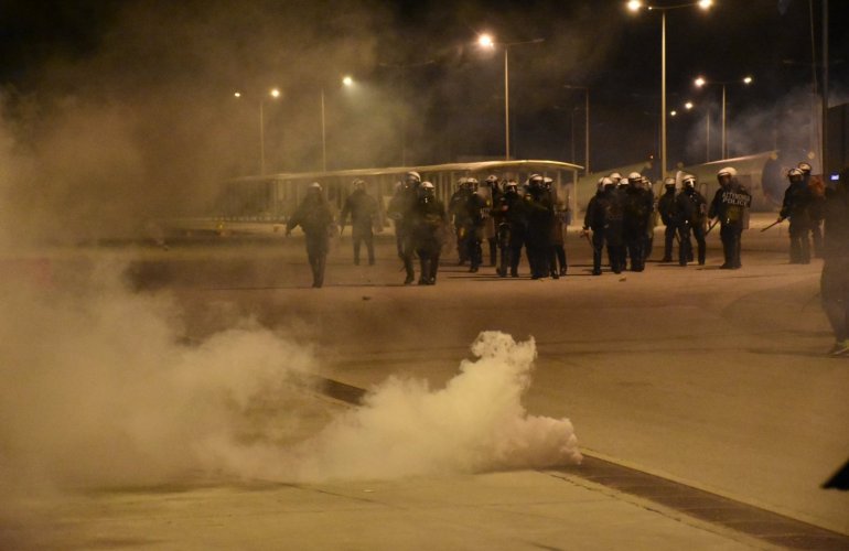 ‘Εκρυθμη η κατάσταση και στην Χίο- Απίστευτες εικόνες