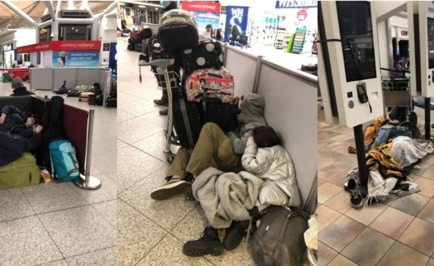 Συνεχίζεται η οδύσσεια των Ελλήνων στο αεροδρόμιο Στάνστεντ (video)