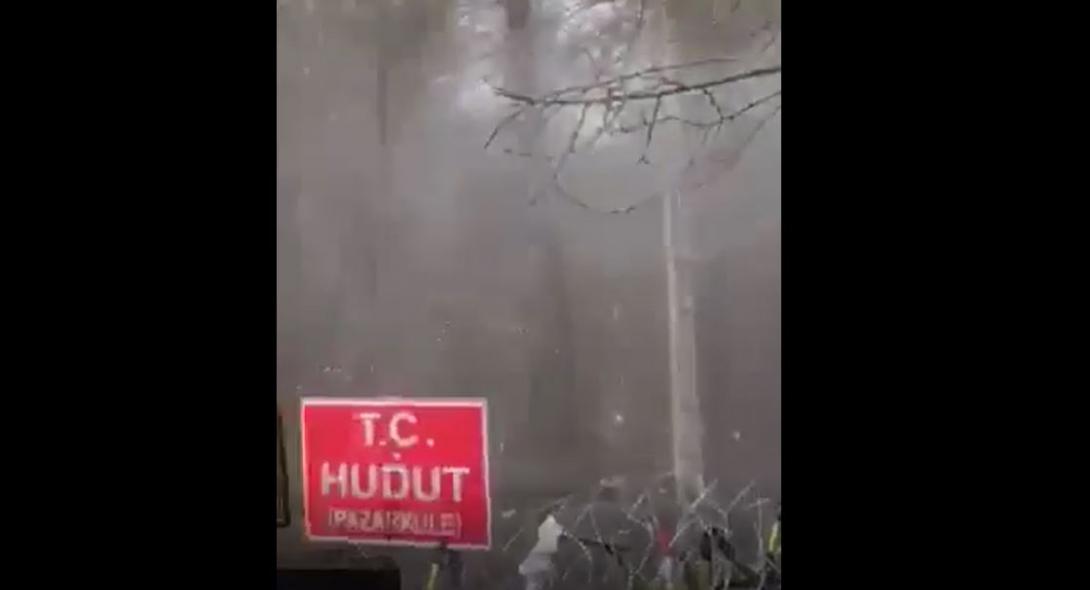 Ρίψεις νερού από “αύρα” της ΕΛ.ΑΣ εναντίον μεταναστών που επιχειρούν να περάσουν τα σύνορα…