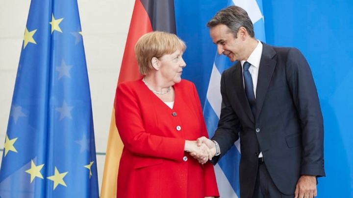 Το μεταναστευτικό στο επίκεντρο της συνάντησης Μητσοτάκη- Μέρκελ