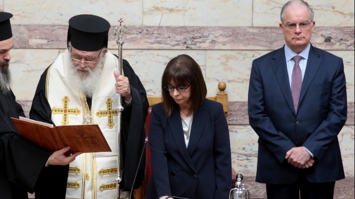 Ορκίστηκε η Κατερίνα Σακελλαροπούλου Πρόεδρος της Ελληνικής Δημοκρατίας