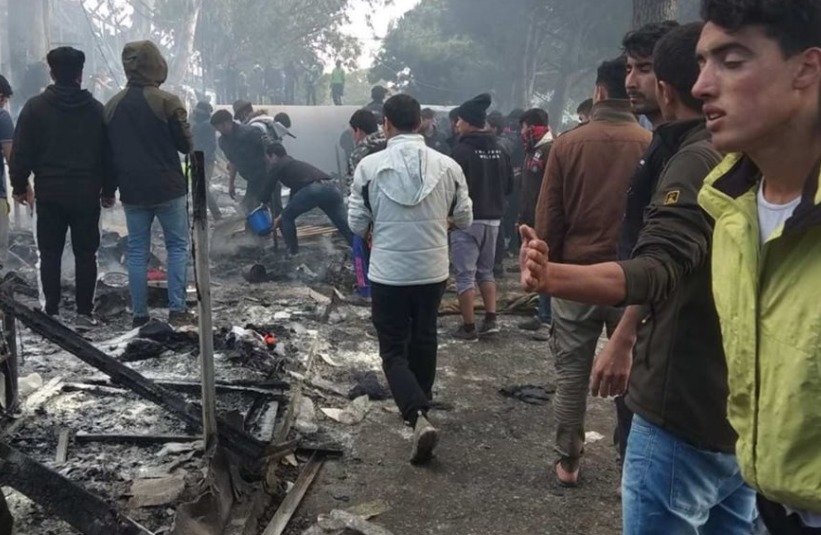 Επεισόδια με 4 τραυματίες στη Μόρια μετά τη δολοφονία 16χρονου Αφγανού