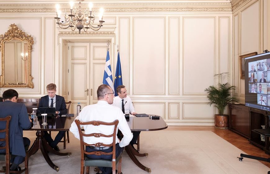 Μητσοτάκης σε τραπεζίτες: Η επιβίωση επιχειρήσεων πρέπει να είναι η πρώτη προτεραιότητα