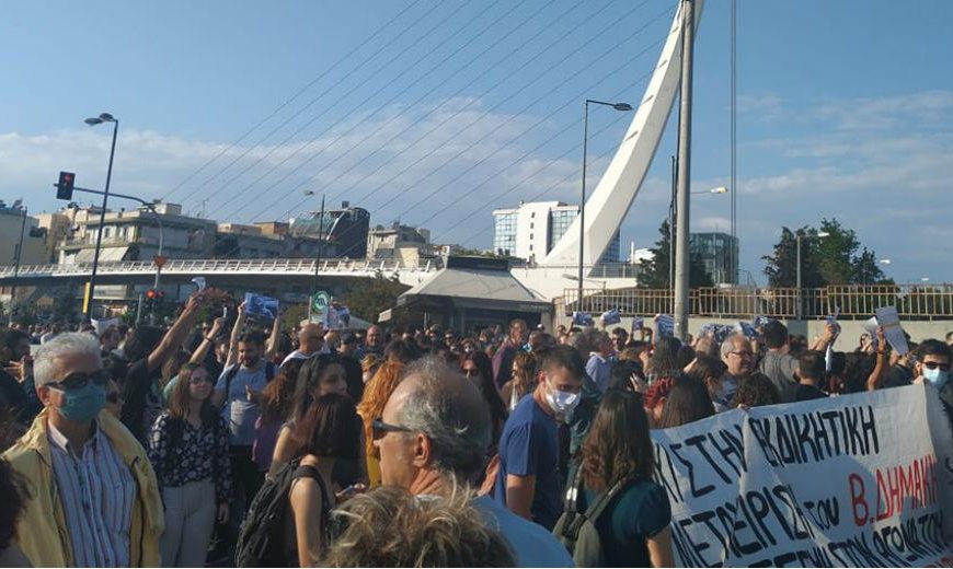 Μεγάλη συμμετοχή στο κάλεσμα αλληλεγγύης στον Βασίλη Δημάκη