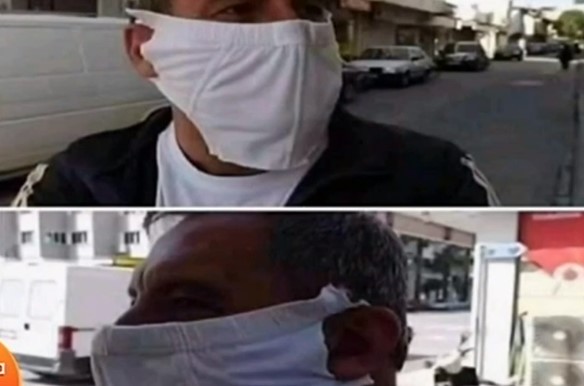 Θεσσαλονικιός έκανε το εσώρουχό του μάσκα και μπήκε στο λεωφορείο