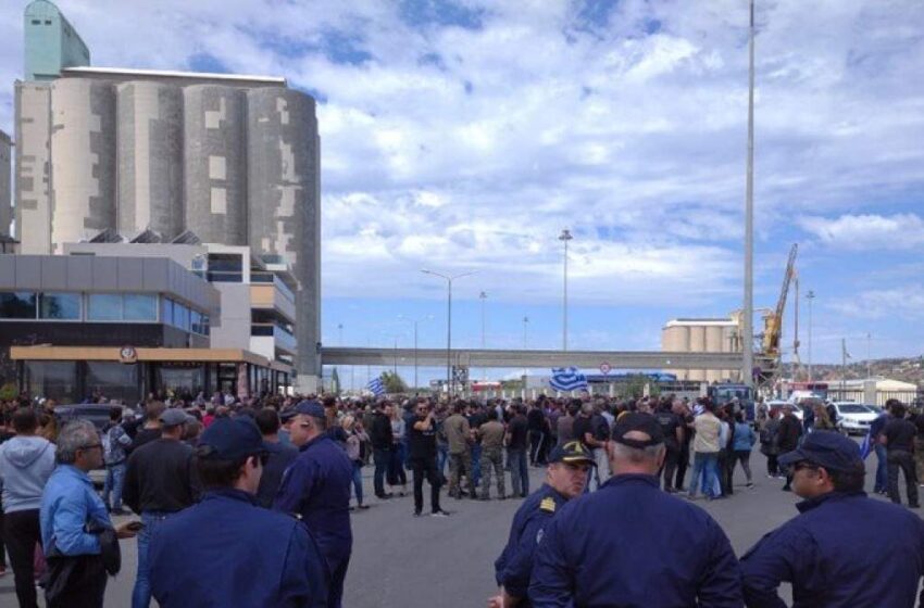 Συγκέντρωση στη Σούδα κατά της υποδοχής προσφύγων