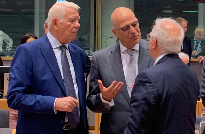 Η τουρκική επιθετικότητα στο επίκεντρο των επαφών Δένδια στο Παρίσι και το&hellip;