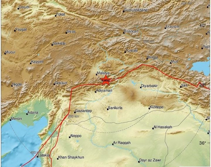 Ισχυρός σεισμός στην Τουρκία