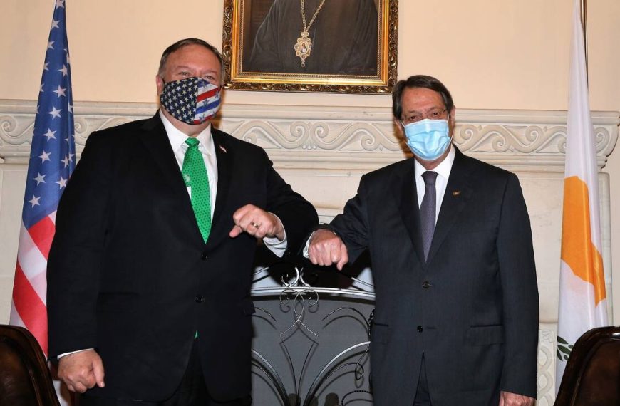 Στη Λευκωσία ο Μάικ Πομπέο – Υπογραφή μνημονίου Συναντίληψης Κύπρου-ΗΠΑ