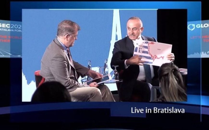 Απίστευτη προπαγάνδα – πρόκληση Τσαβούσογλου για το Καστελόριζο πριν τη συνάντηση με Δένδια