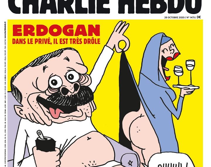 To Charlie Hebdo σατιρίζει τον Ερντογάν με αιχμηρό σκίτσο στο εξώφυλλο – Οργή στην Τουρκία