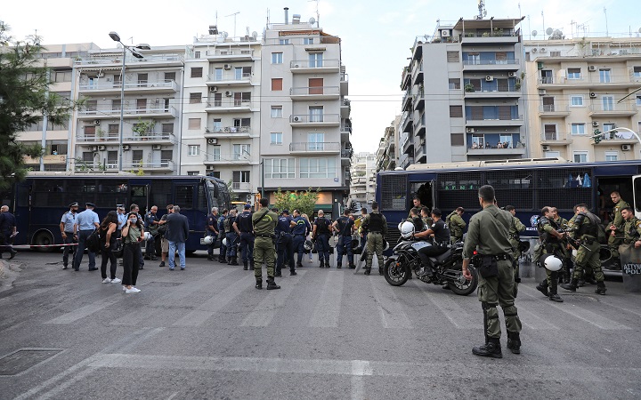 Δίκη της Χρυσής Αυγής: Σε εξέλιξη η συγκέντρωση στο Εφετείο – Φρούριο η Αθήνα