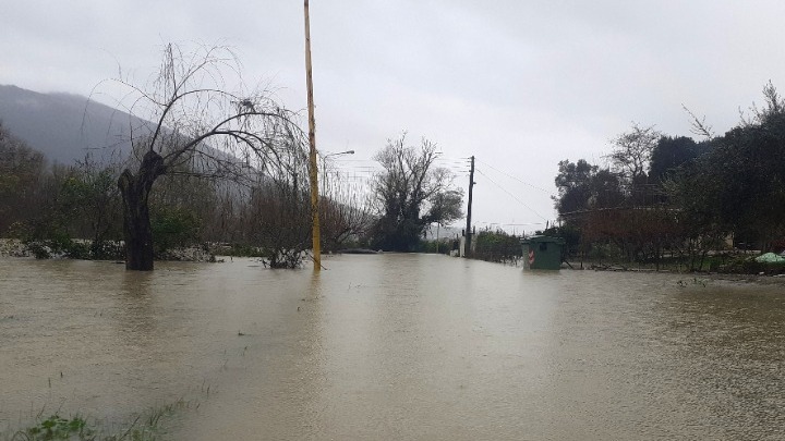 Πλημμυρικά φαινόμενα στον κάμπο των Φιλιατών