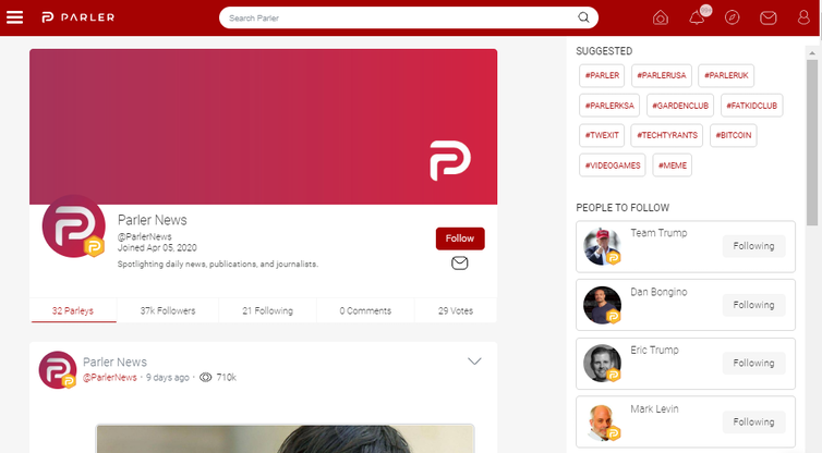 Apple και Amazon αφαιρούν την υπηρεσία κοινωνικής δικτύωσης Parler