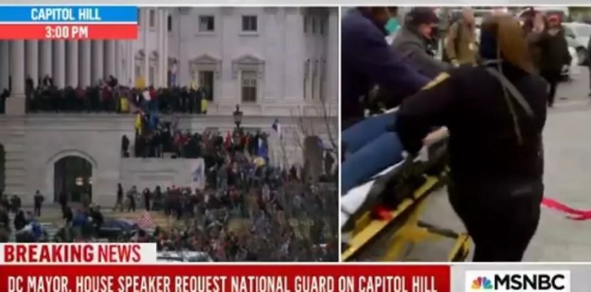 CNN: Σε κρίσιμη κατάσταση γυναίκα που πυροβολήθηκε στο στήθος στο Καπιτώλιο