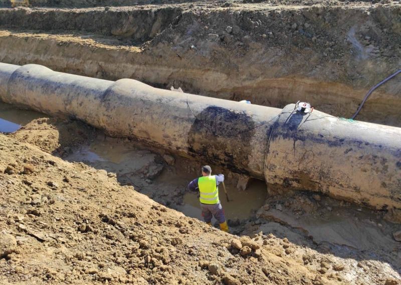 ΕΥΑΘ ΑΕ: Επισκευή οριζόντιας ρωγμής στον αγωγό της Αραβησσού