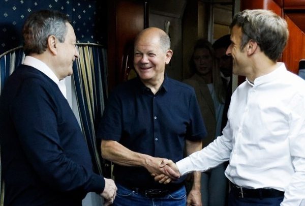 Συναγερμός για επίθεση στο Κίεβο παρουσία Μακρόν, Σολτς και Ντράγκι