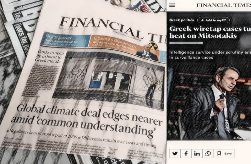 Το σκάνδαλο των παρακολουθήσεων και στους Financial Times