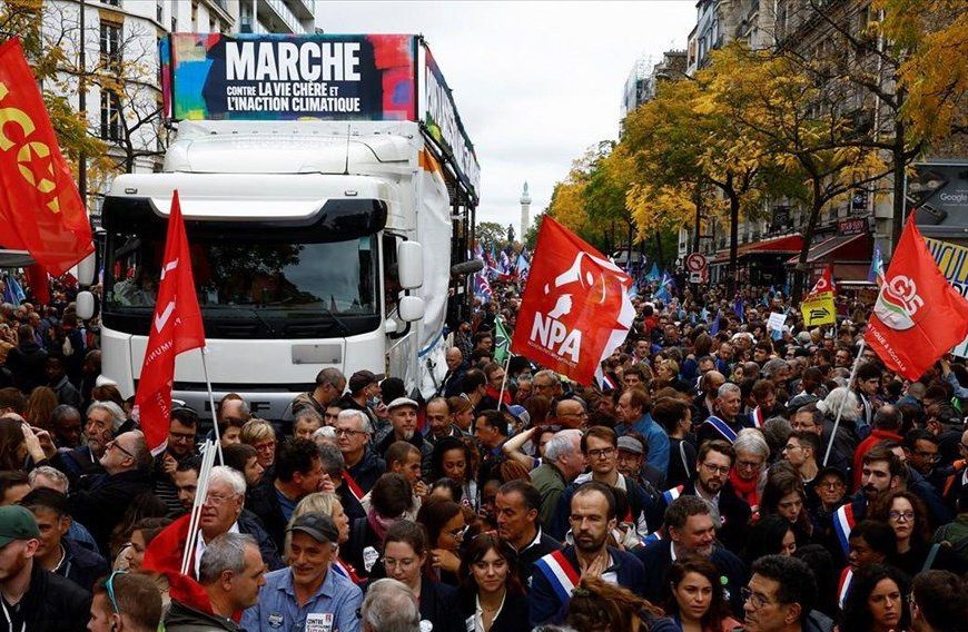 Ενέργεια και ο πληθωρισμός βάζουν φωτιά στις κοινωνικές διαμαρτυρίες
