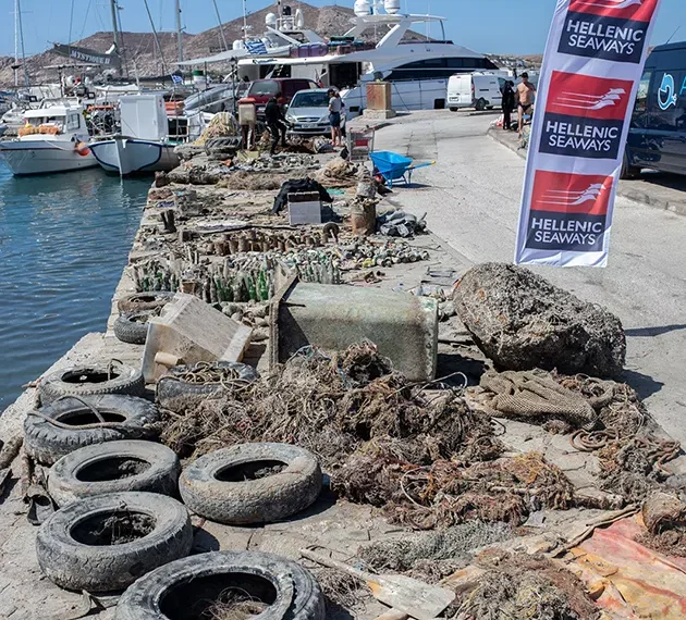 Ολοκληρώθηκε η 4η Περιβαλλοντική απόΔραση της Attica Group στην Πάρο