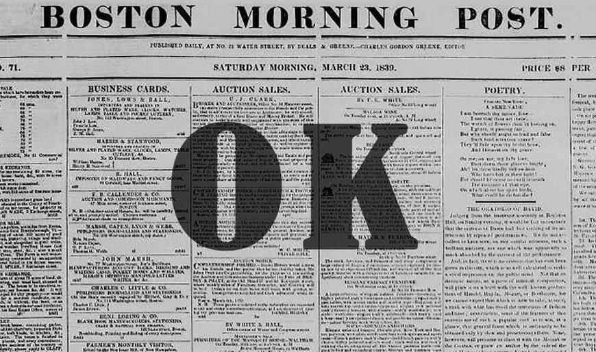 Τα αρχικά «O.K.»