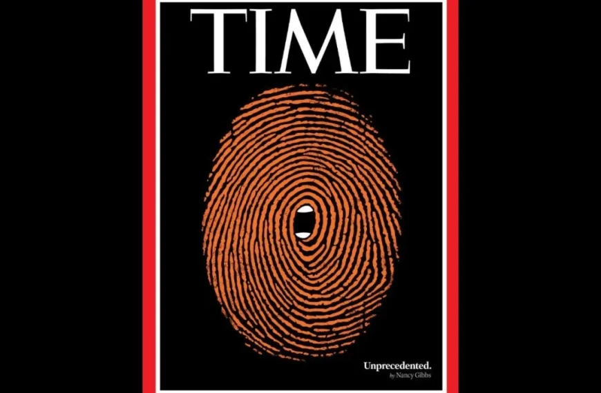 Το δακτυλικό αποτύπωμα του Τραμπ στο νέο εξώφυλλο του Time