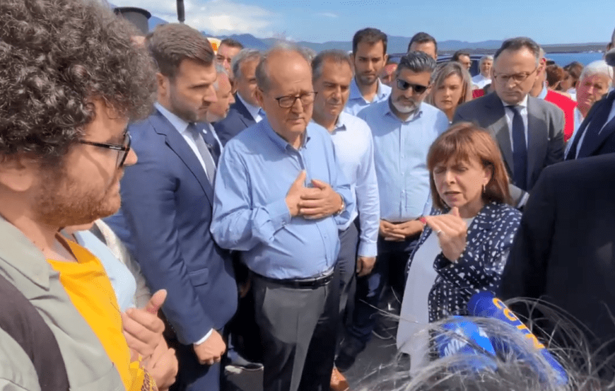 Κατερίνα Σακελαροπούλου: Πήγε στο λιμάνι της Καλαμάτας και τσακώθηκε με συγκεντρωμένους πολίτες&hellip;