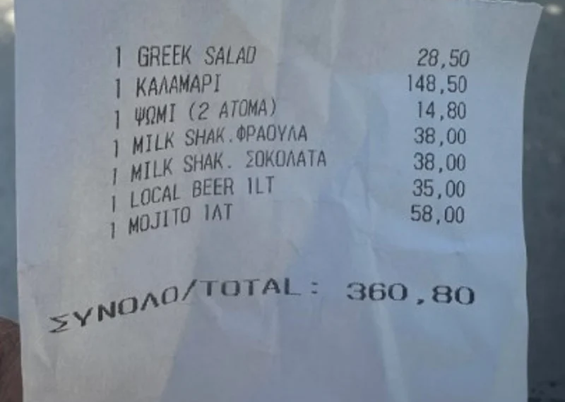 Ρεζίλι στα διεθνή media με τουρίστα να καταγγέλει απάτη από μαγαζί της Μυκόνου 