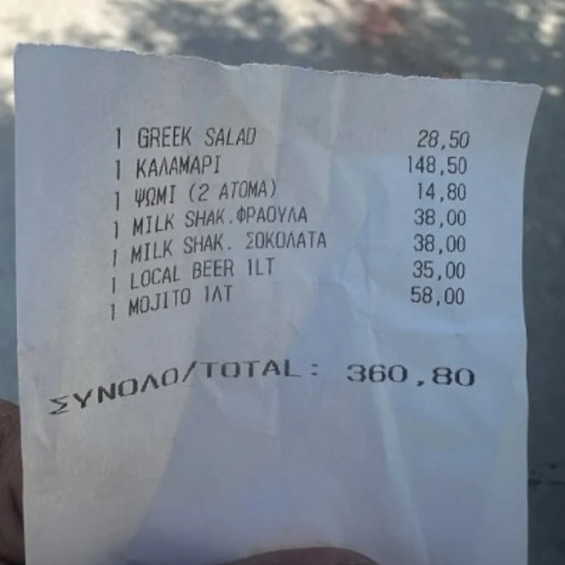 Ρεζίλι στα διεθνή media με τουρίστα να καταγγέλει απάτη από μαγαζί της Μυκόνου 