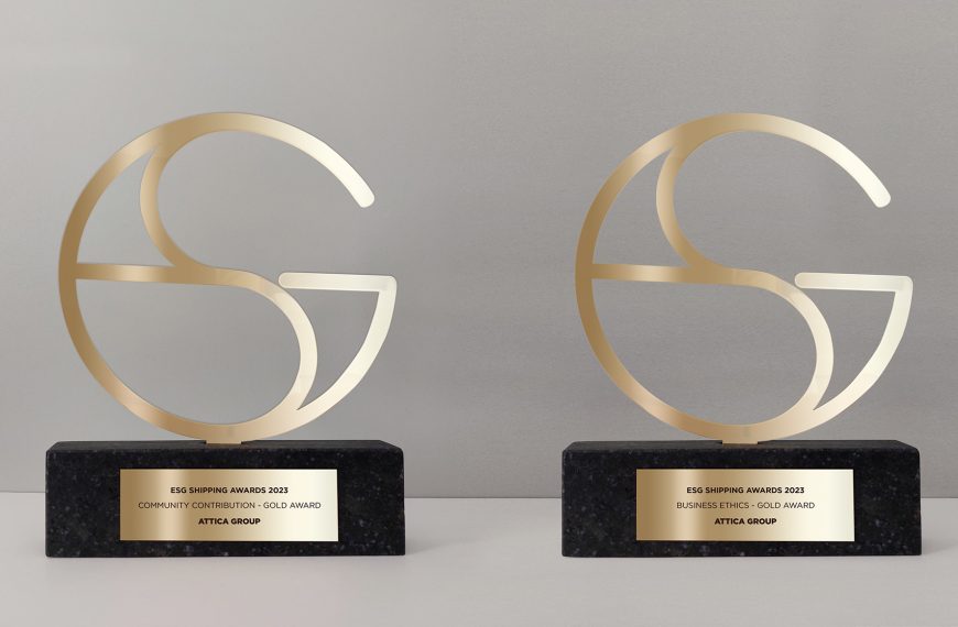Attica Group: Διπλή διάκριση στα ESG Shipping Awards 2023