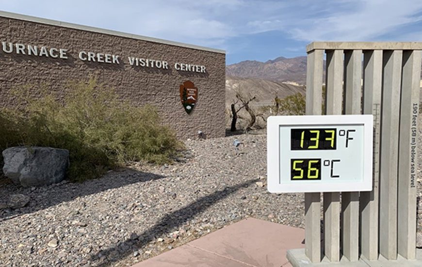 Κοιλάδα του Θανάτου: H υψηλότερη θερμοκρασία που έχει μετρηθεί στη Γη