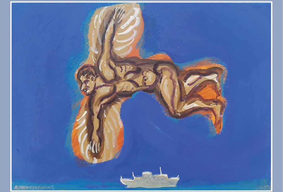 “Ίκαρος, ο έφηβος άγγελος” του Τάσου Μαντζαβίνου στον Τριαντάρο της Τήνου