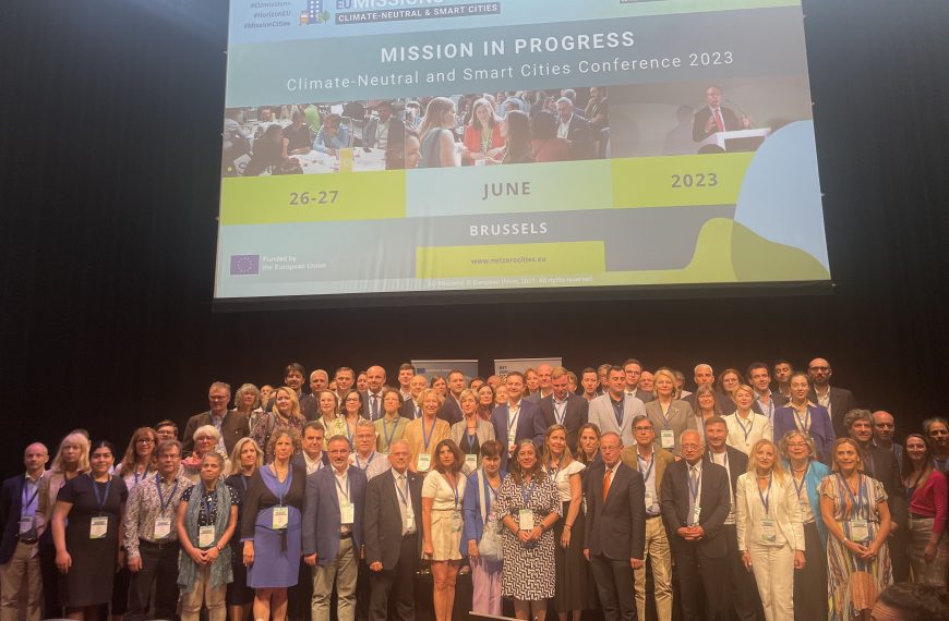 O Δήμος Ιωαννιτών στις Βρυξέλλες για το ετήσιο Συνέδριο “CLIMATE-NEUTRAL AND SMART CITIES CONFERENCE 2023”