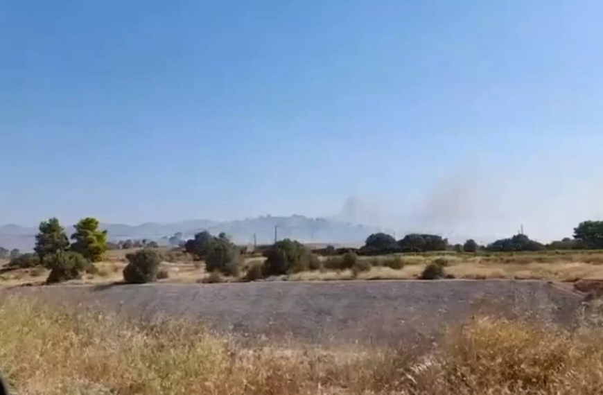 Ελευσίνα: Φωτιά μέσα σε στρατόπεδο