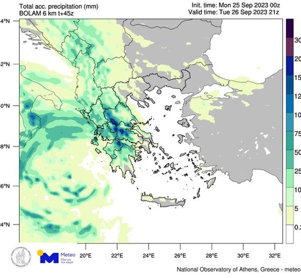 Κακοκαιρία Elias: Πώς θα κινηθεί το επόμενο 48ωρο