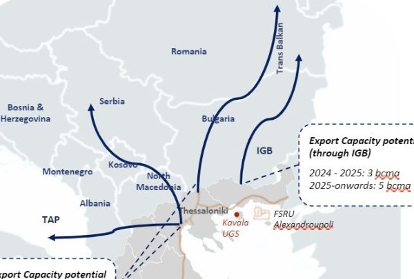 Δύο νέα δίκτυα εξαγωγών ηλεκτρικής ενέργειας και φυσικού αερίου αναβαθμίζουν το ρόλο&hellip;