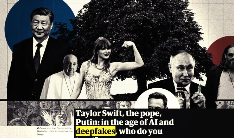 Guardian / Taylor Swift, πάπας Φραγκίσκος, Πούτιν: Στην εποχή της τεχνητής νοημοσύνης και των deepfakes, ποιον εμπιστεύεστε;