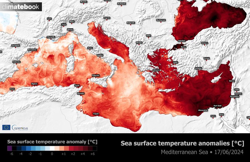Υπερθέρμανση: «Βράζουν» η Μεσόγειος και η Μαύρη Θάλασσα