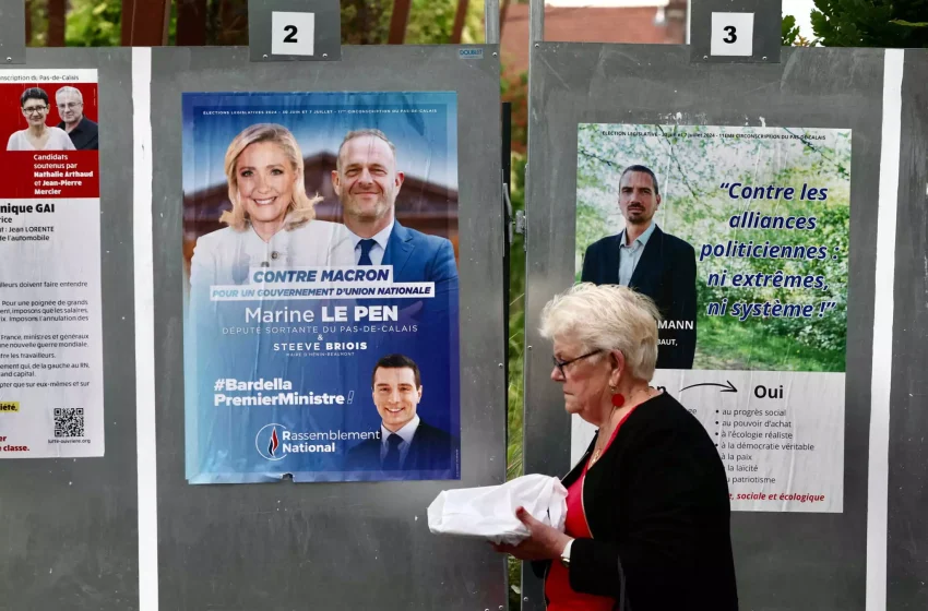 Η Γαλλία ψηφίζει σε μια από τις κρισιμότερες εθνικές εκλογές των τελευταίων δεκαετιών-Υψηλή συμμετοχή των ψηφοφόρων, με τον ένα στους τρεις να ψηφίζει υπέρ της Λεπέν