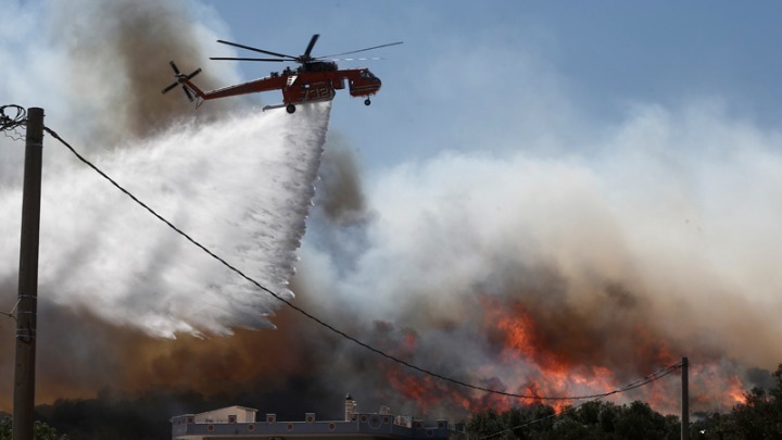 Πολύ υψηλός κίνδυνος πυρκαγιάς σε 8 περιφερειακές ενότητες