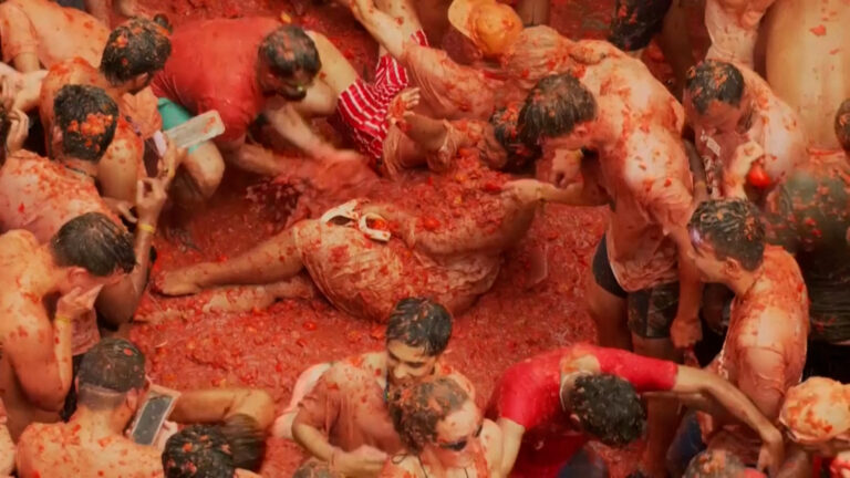 La Tomatina στην Ισπανία