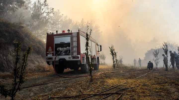 Πολύ υψηλός κίνδυνος πυρκαγιάς Αττική, Κρήτη, περιοχές της Στερεάς Ελλάδας, Πελοποννήσου, Β. Αιγαίου, Αν. Μακεδονίας και Θράκης