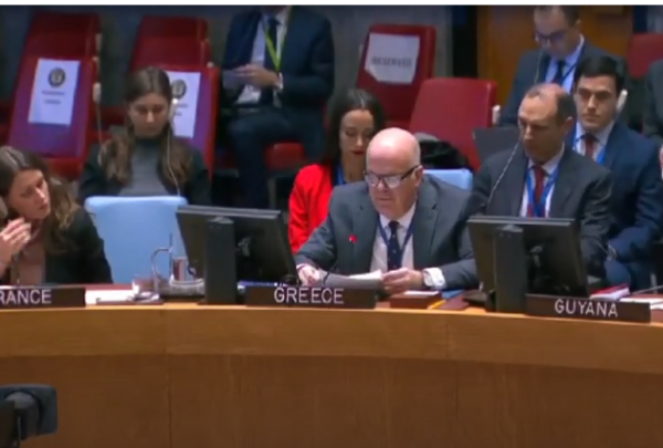 Παρέμβαση της Ελλάδας στο Συμβούλιο Ασφαλείας του ΟΗΕ για εκεχειρία&hellip;