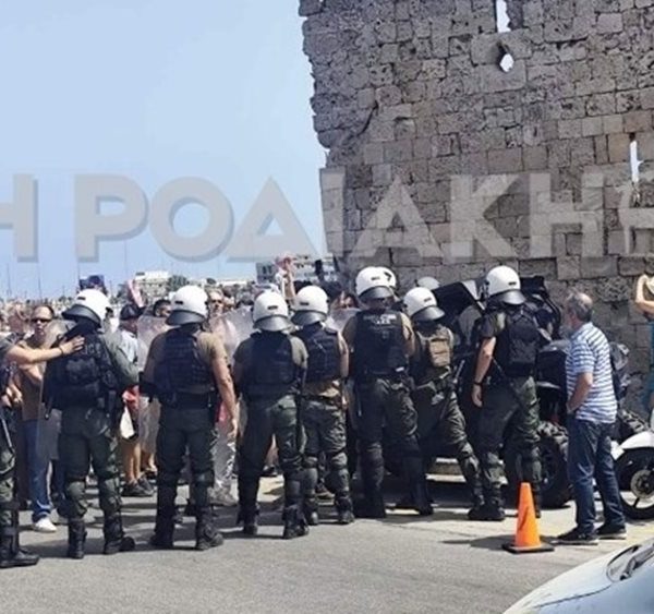 Ένταση και προσαγωγές στη Ρόδο για το «Crown Iris»