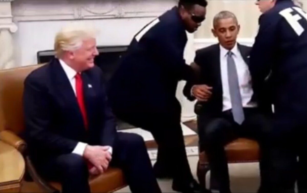 Η σύλληψη Ομπάμα στο Λευκό Οίκο προκαλεί σάλο στο διαδίκτυο (vid)