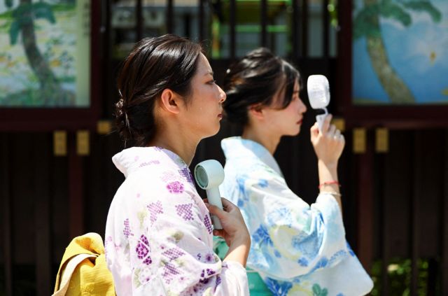 Ιαπωνία: Νέο ιστορικό ρεκόρ θερμοκρασίας με 41,6°C στην πόλη Ισεσάκι